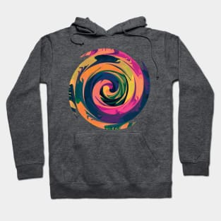 Rainbow Spiral 12 Hoodie